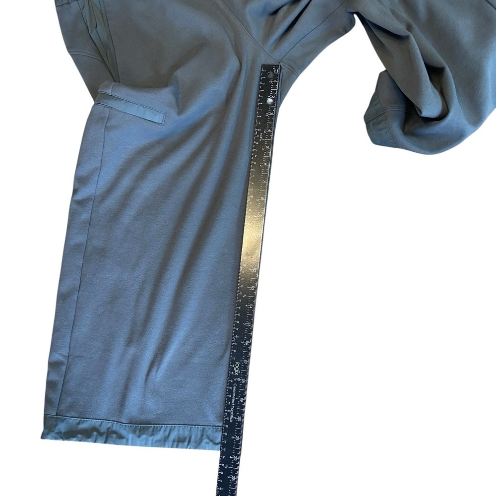 Athleta Triumph Hybrid‎ Wide Leg Crop Pants Women's Bali Green Size small - Picture 5 of 9